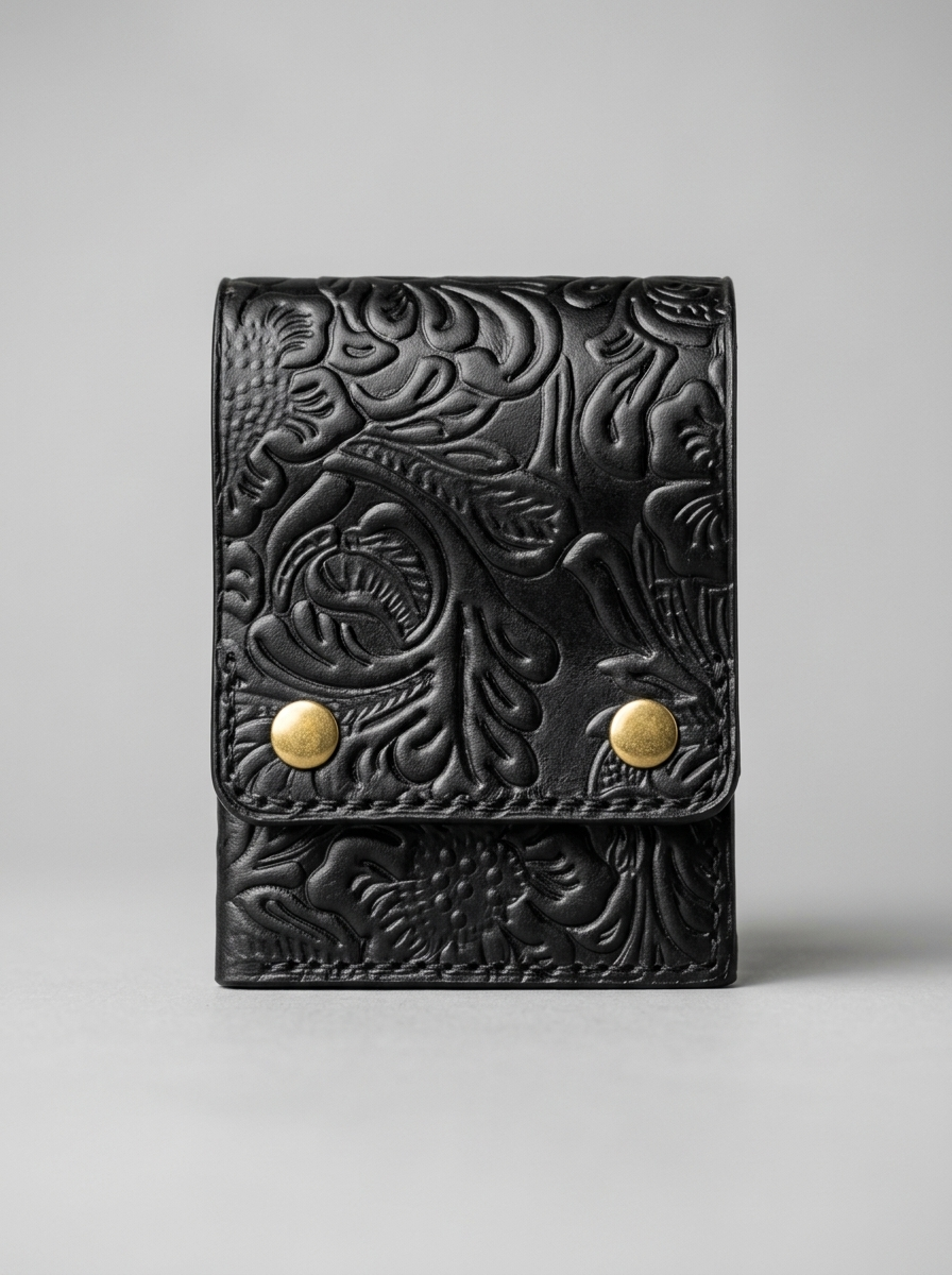 NoirNest™ Vegan Leather Compact Wallet