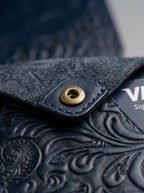 NoirNest™ Vegan Leather Compact Wallet