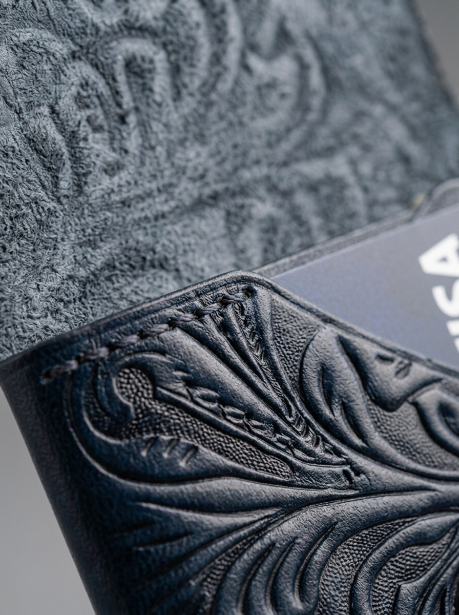 NoirNest™ Vegan Leather Compact Wallet