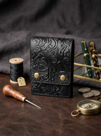 NoirNest™ Vegan Leather Compact Wallet