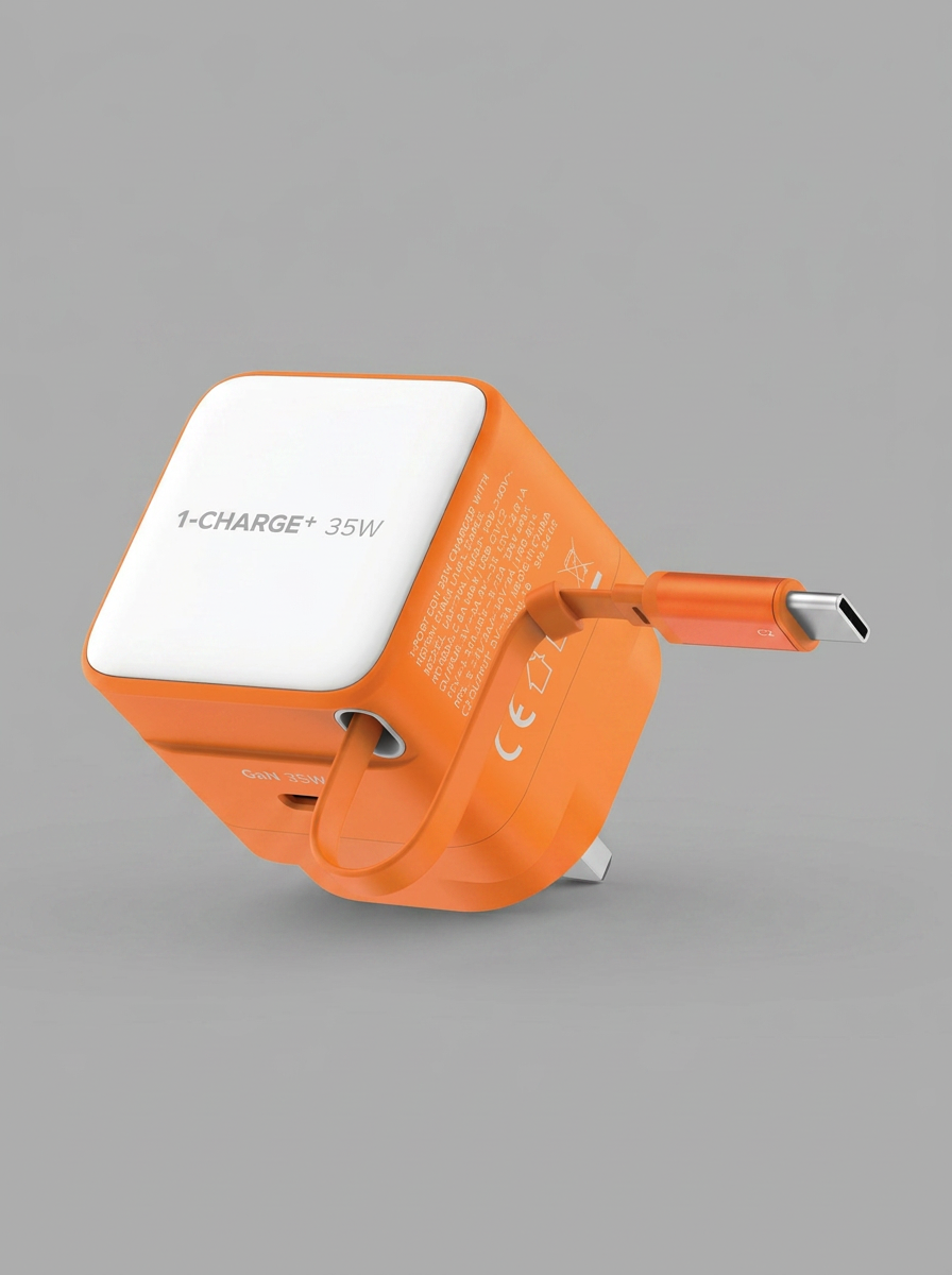 The VoltNode 35W Retractable GaN Charger