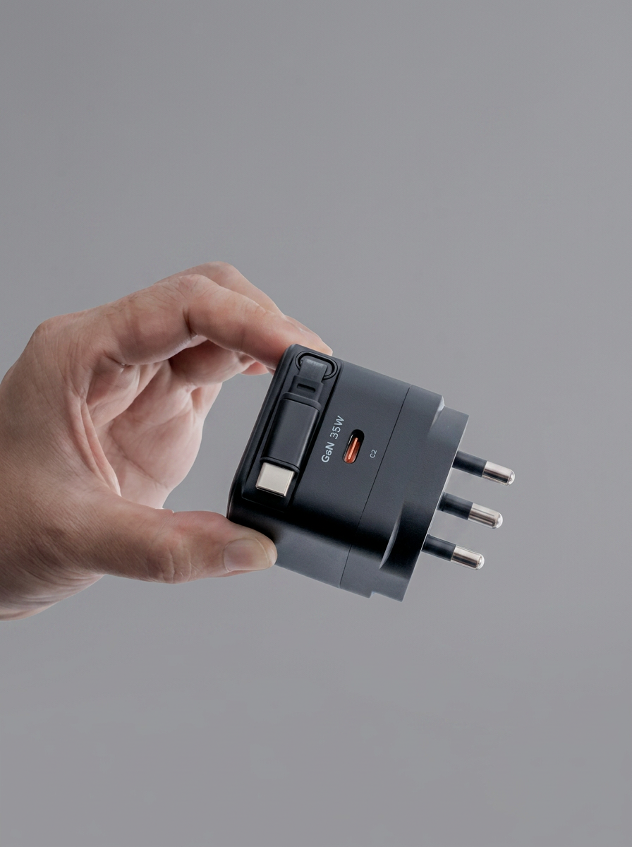 The VoltNode 35W Retractable GaN Charger